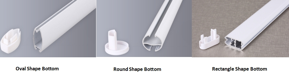 Sunscreen roller blinds bottom