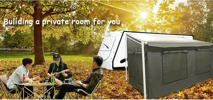 RV awning screen room