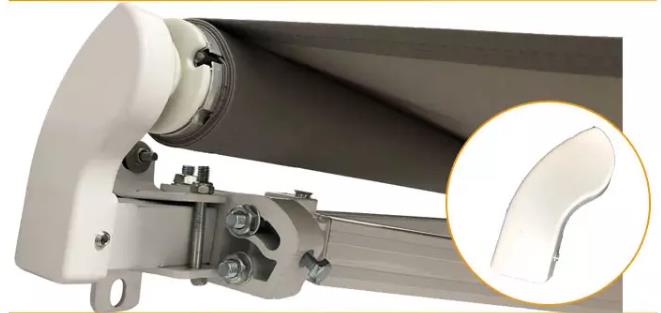 manual retractable awning caps 