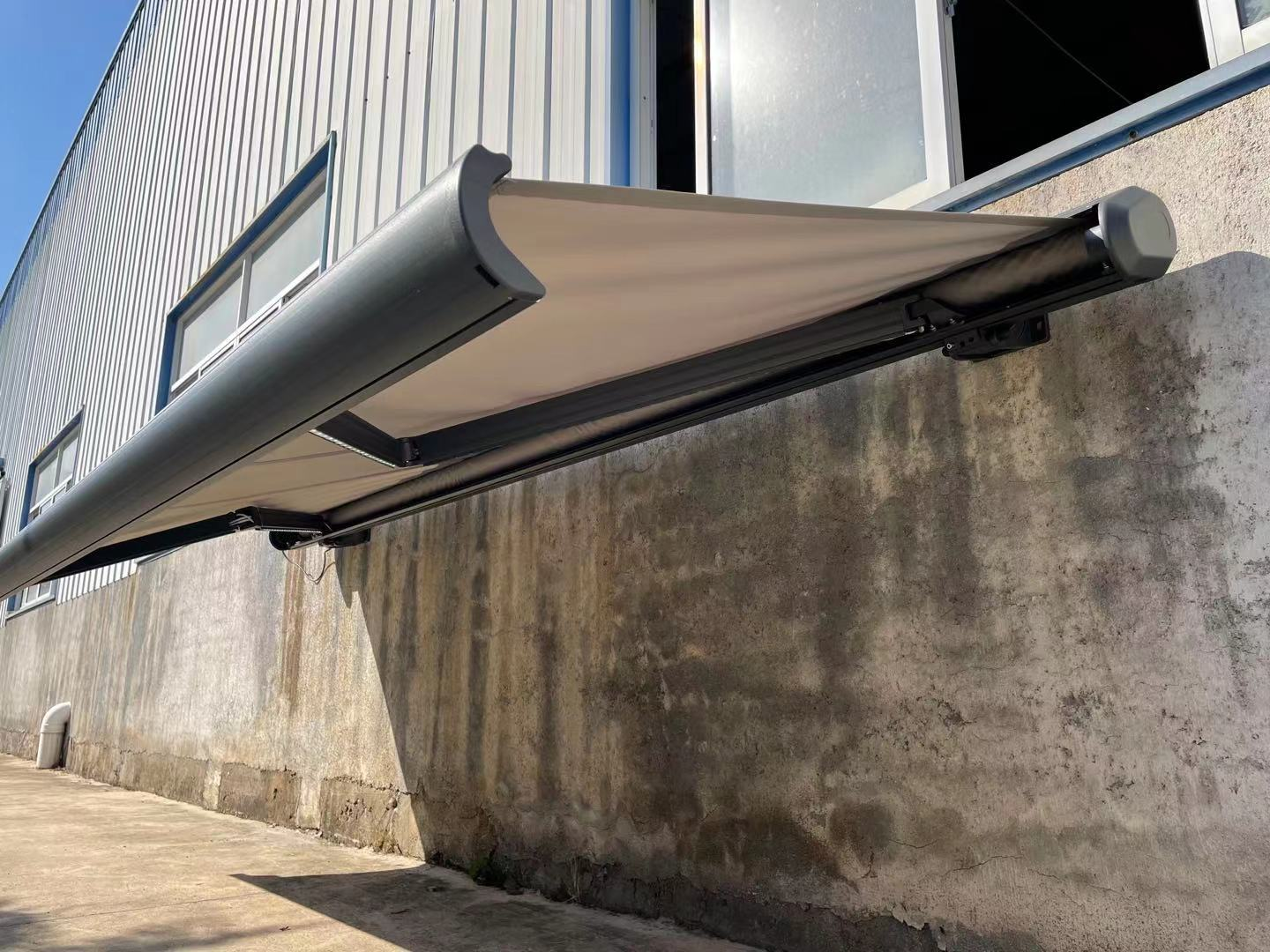 charcoal color full cassette awning-10 