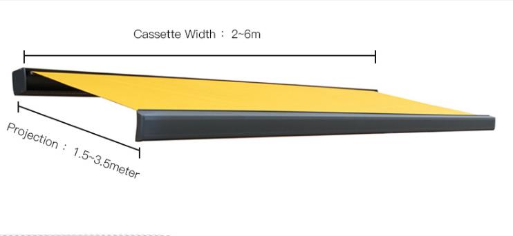 full cassette awning size 
