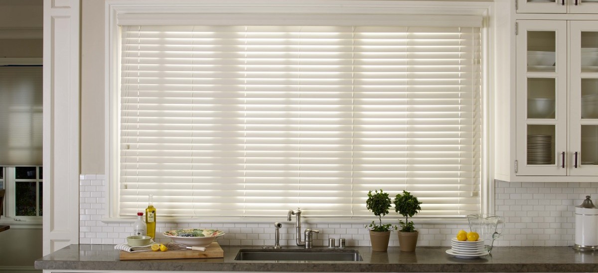 Corded Faux Wood Blinds