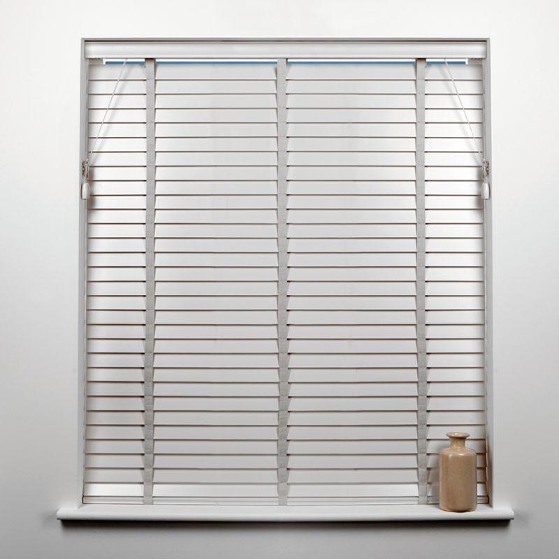 2 Inch Corded Faux Wood Blinds