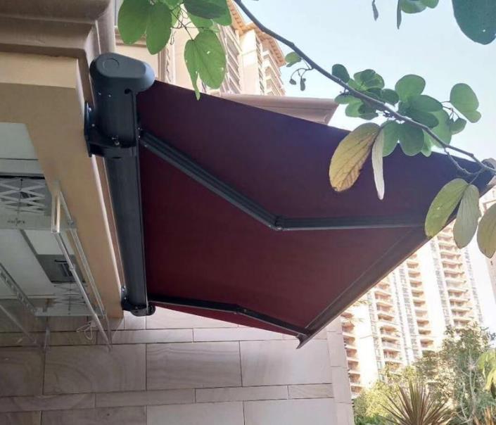 charcoal color full cassette awning-15 