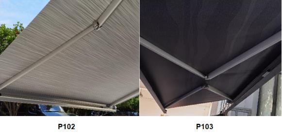 RV awning fabric colors