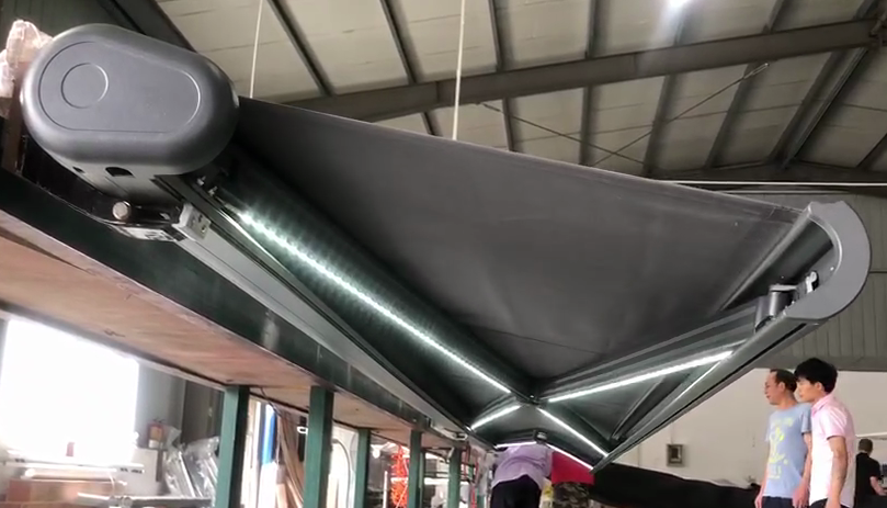 charcoal color full cassette with led lines 