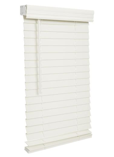 White Faux Wood Blinds 2 Inches Cordless Faux Wood Blinds - DS Shading