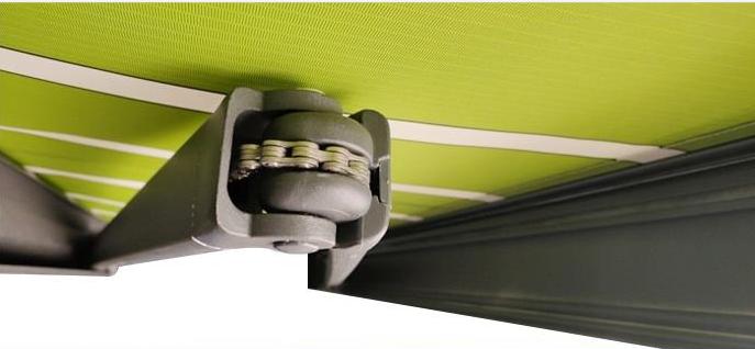 full cassette awning stainless steel arms 